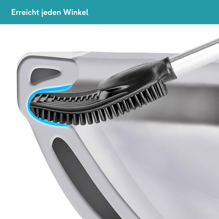 Silikon Toilettenbürste mit Wandhalterung - Ohne Bohren