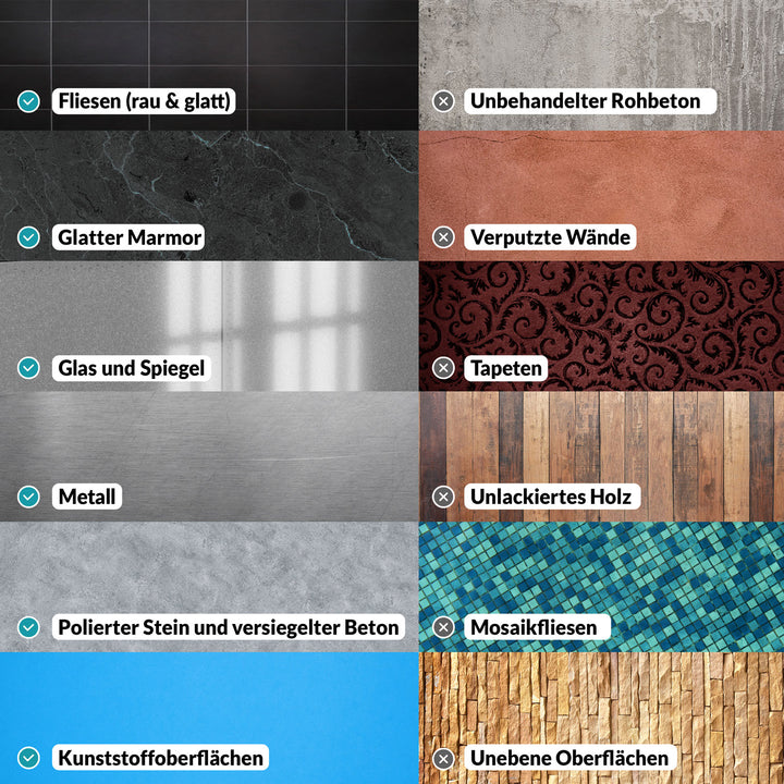 Toilettenpapierhalter aus Edelstahl ohne Bohren - Silber