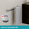 Handtuchstange 45 cm - Edelstahl - 45 cm - ohne Bohren