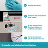 Toilettenbürstenhalter schwarz ohne Bohren - mit Toilettenbürste