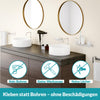 Badablage ohne Bohren - 24 cm - Edelstahl