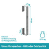 Handtuchhalter senkrecht - Edelstahl  - 45 cm - ohne Bohren