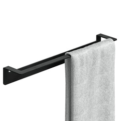 Handtuchstange 45 cm Edelstahl Schwarz - ohne Bohren – black